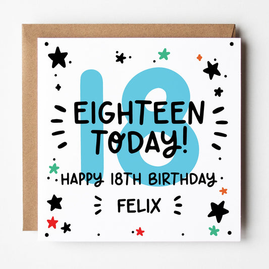 18th birthday card