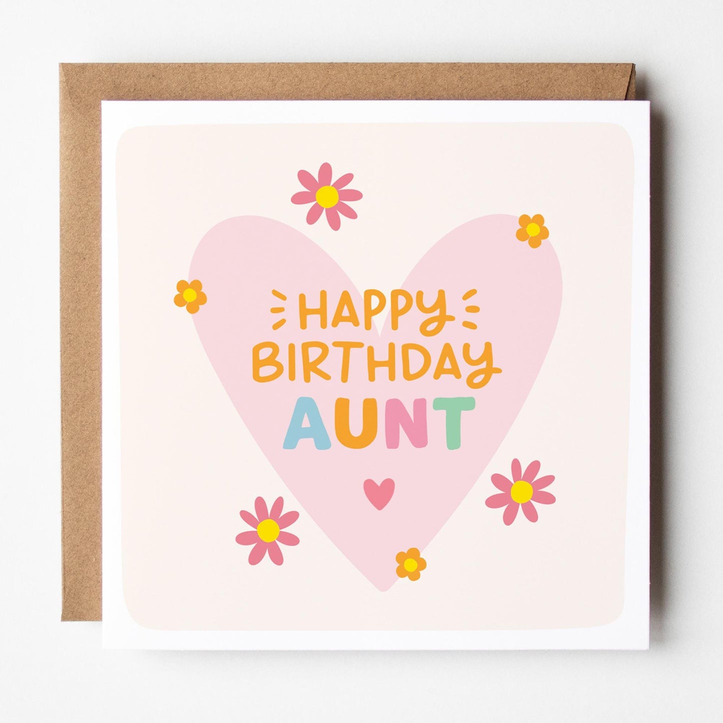 Happy Birthday Card for Auntie/Aunt