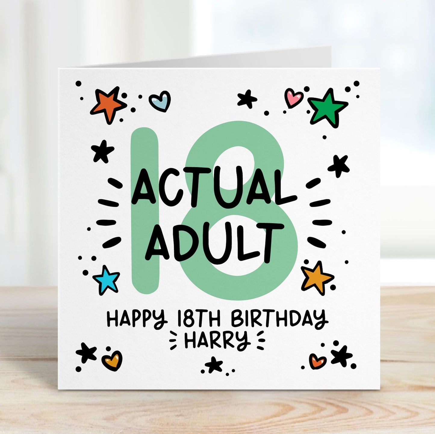 18th birthday card