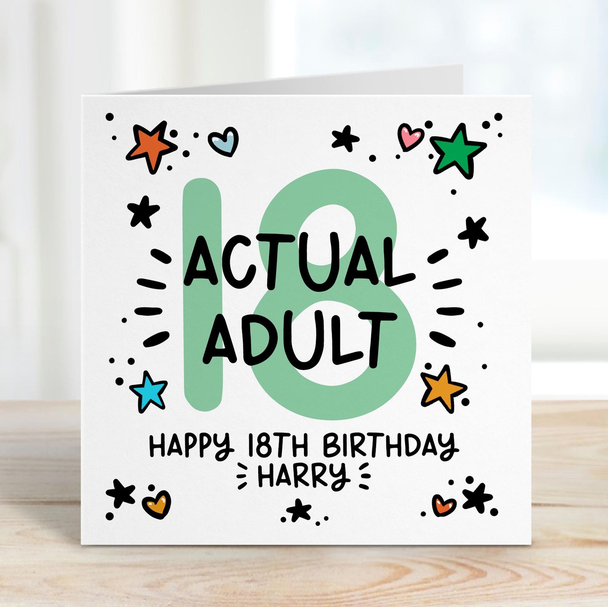 18th birthday card