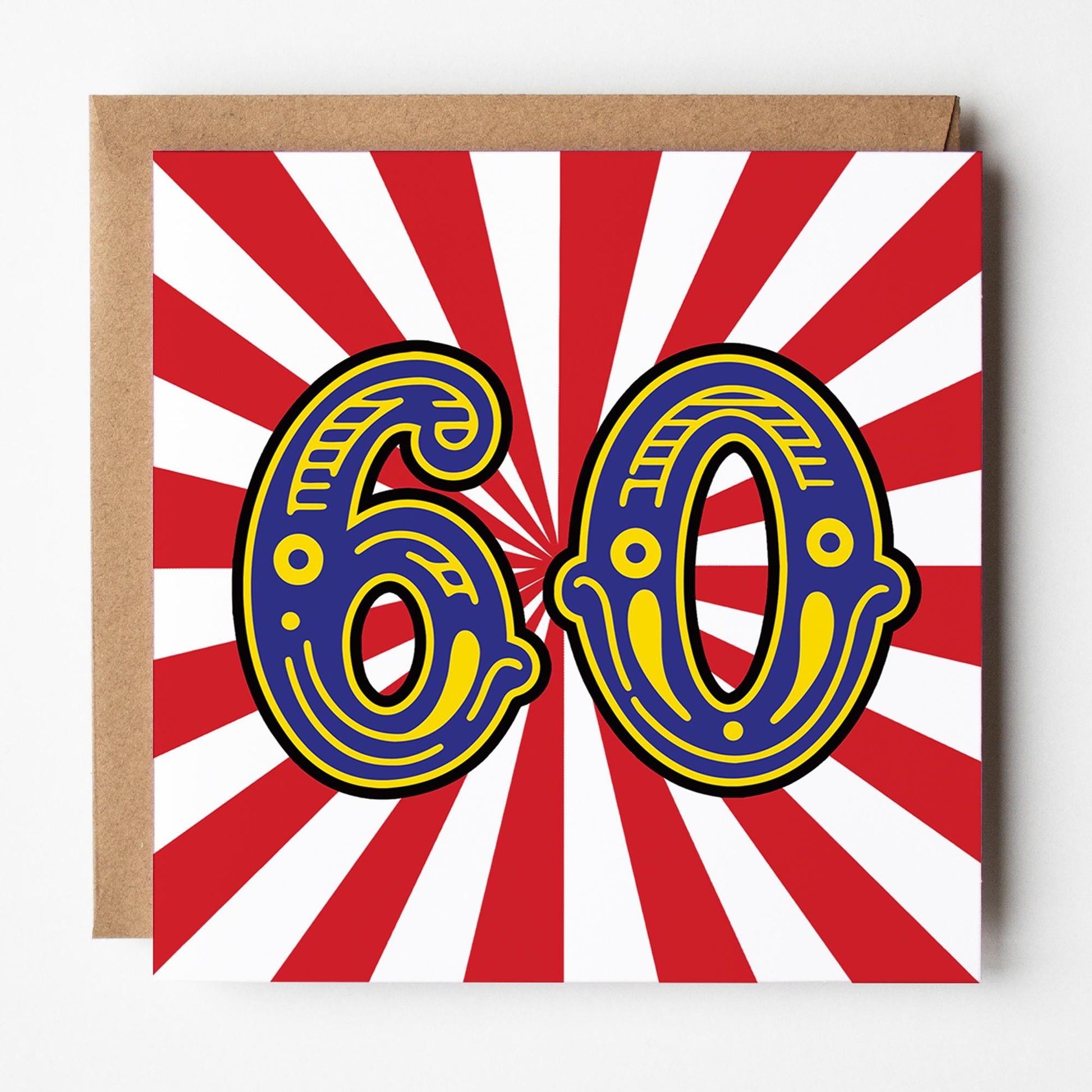 60th birthday card circus theme