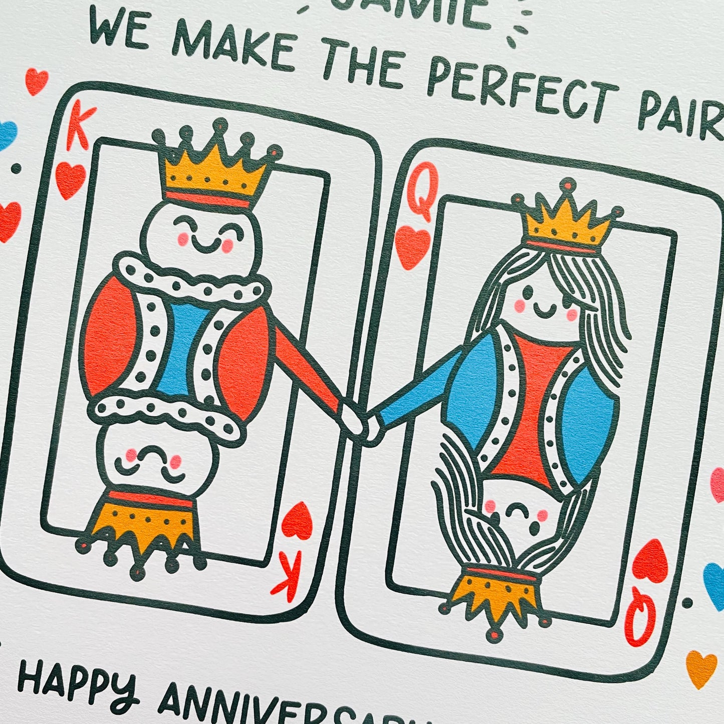 Personalised Anniversary Card • Personalised Happy Anniversary Card • Anniversary Card For Him •  Anniversary Card For Her •