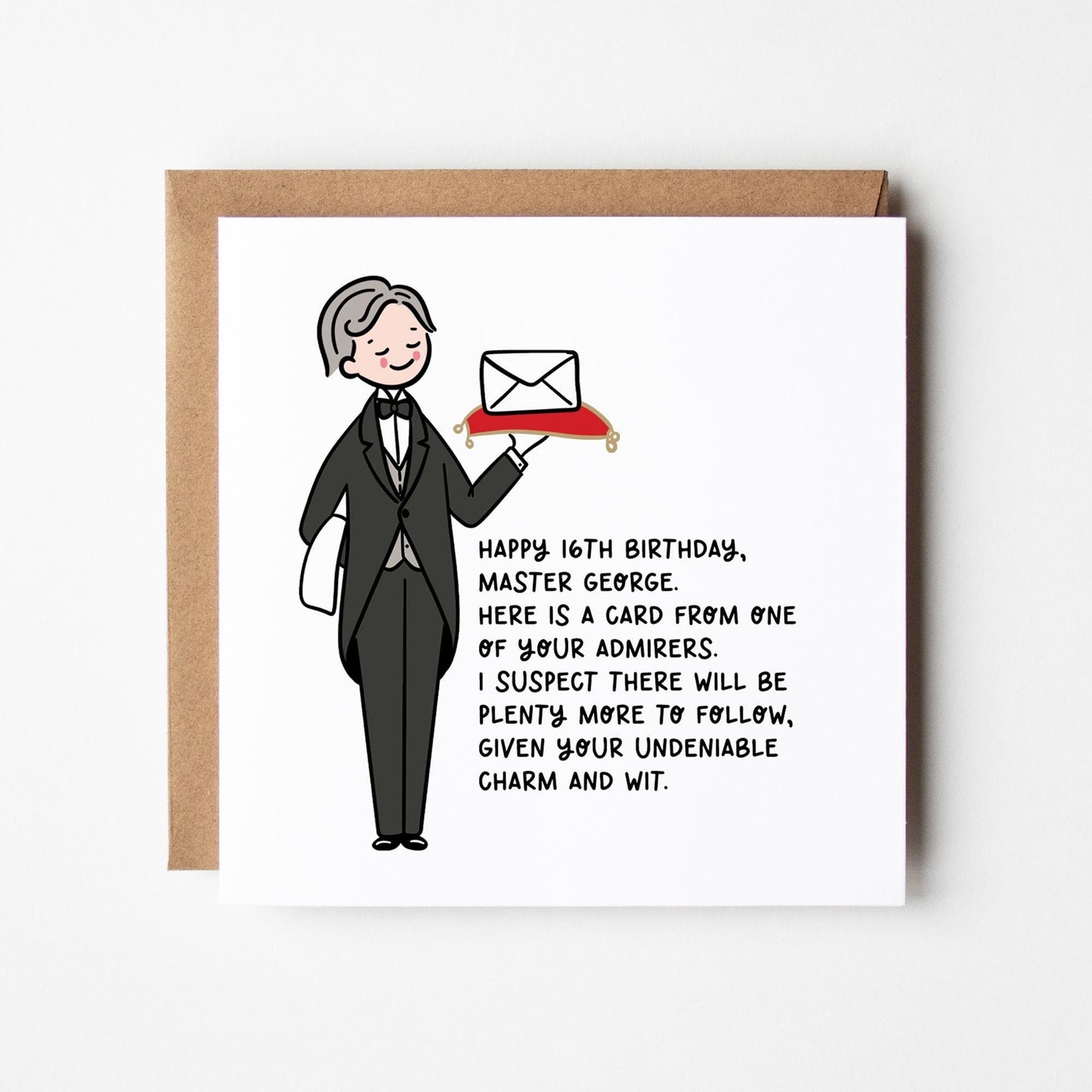 Funny 16th Birthday Card for Boys • Personalised Boy's 16th Birthday Card • Personalised 16th Birthday Boy Card •