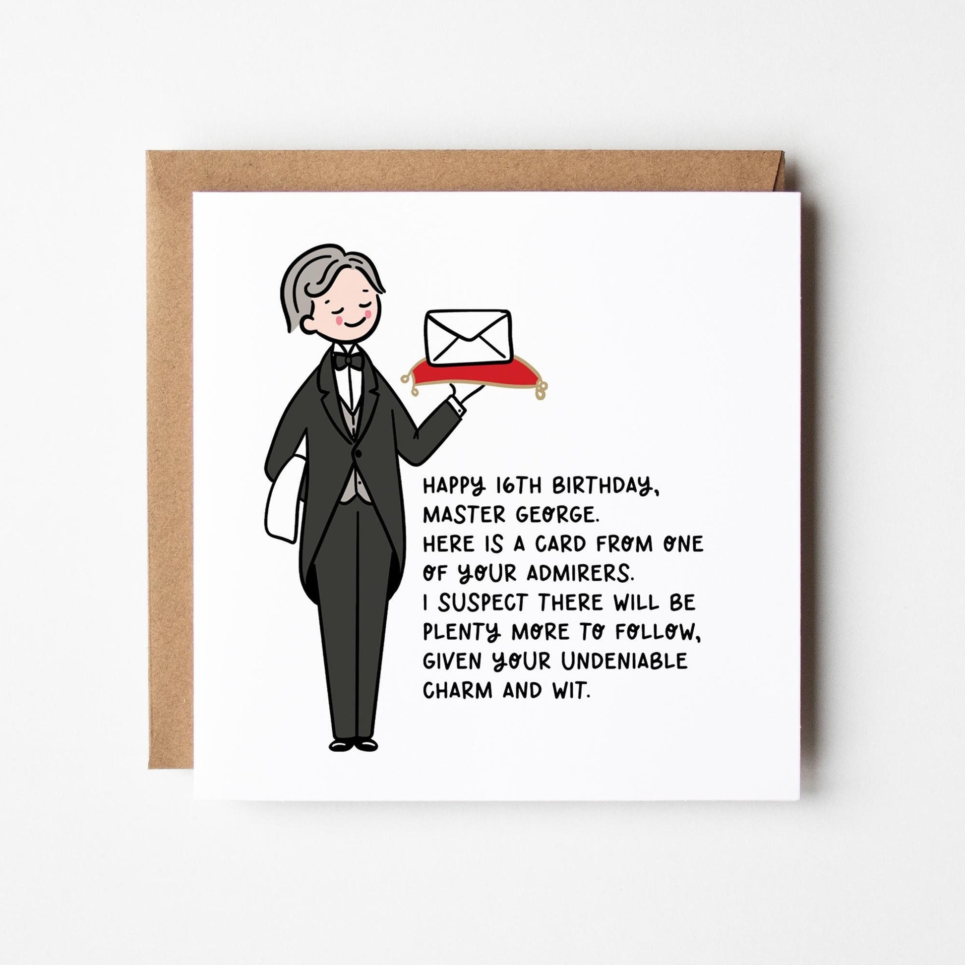 Funny 16th Birthday Card for Boys • Personalised Boy's 16th Birthday Card • Personalised 16th Birthday Boy Card •