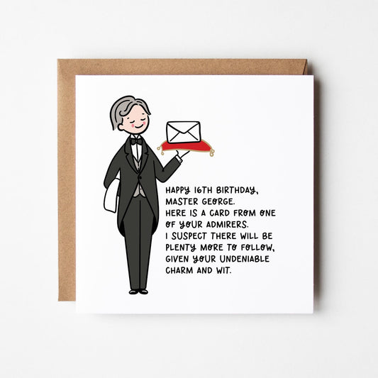 Funny 16th Birthday Card for Boys • Personalised Boy's 16th Birthday Card • Personalised 16th Birthday Boy Card •