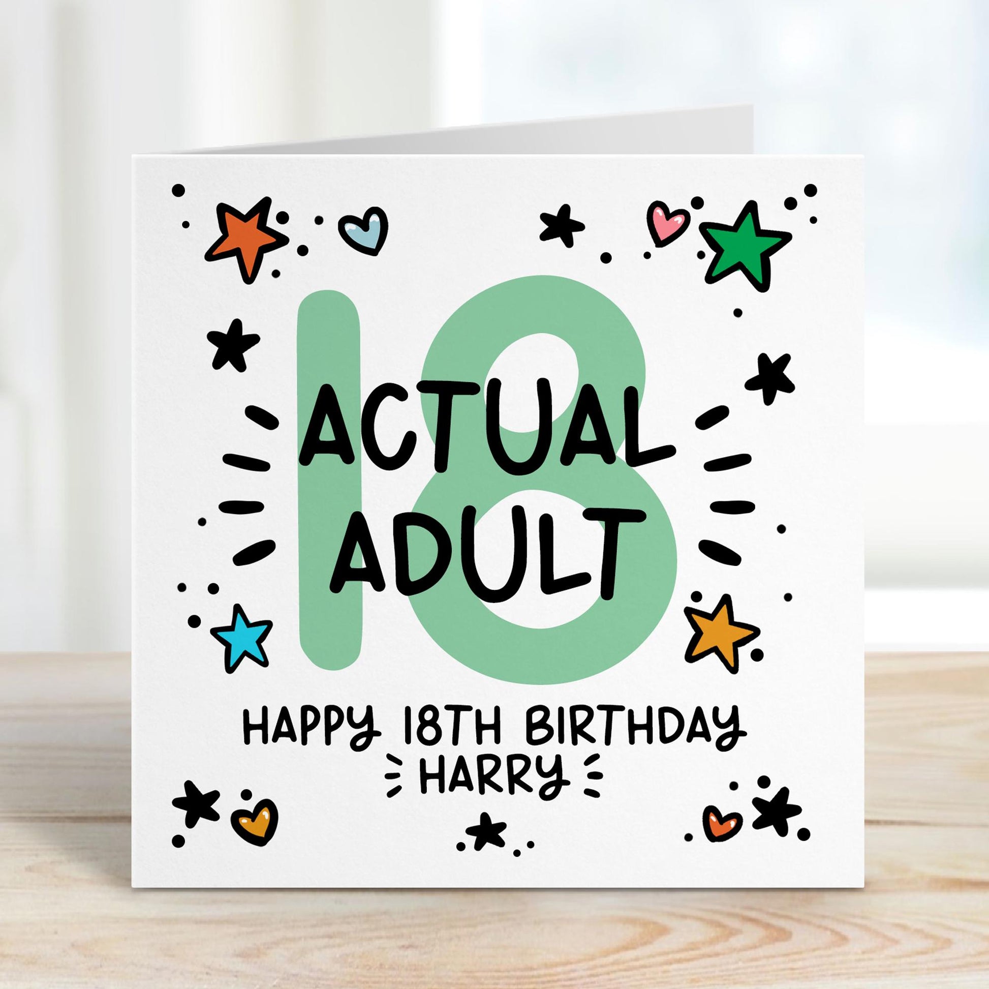 18th birthday card
