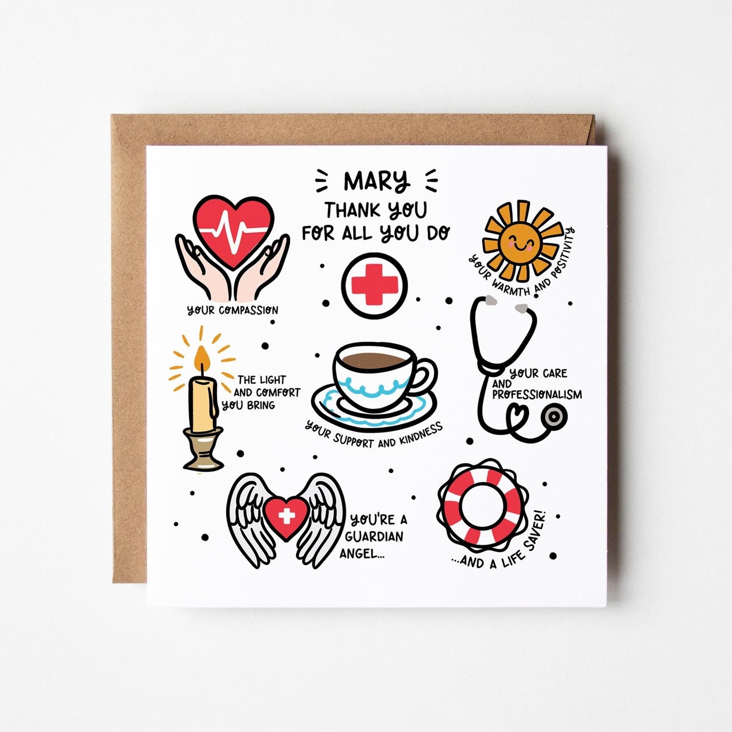 Thank You Carer • Thank You Hospital Ward • Thank You Doctor • Thank You Card For Carer • Thank You Nurse • Thank You Midwife • Cancer Care