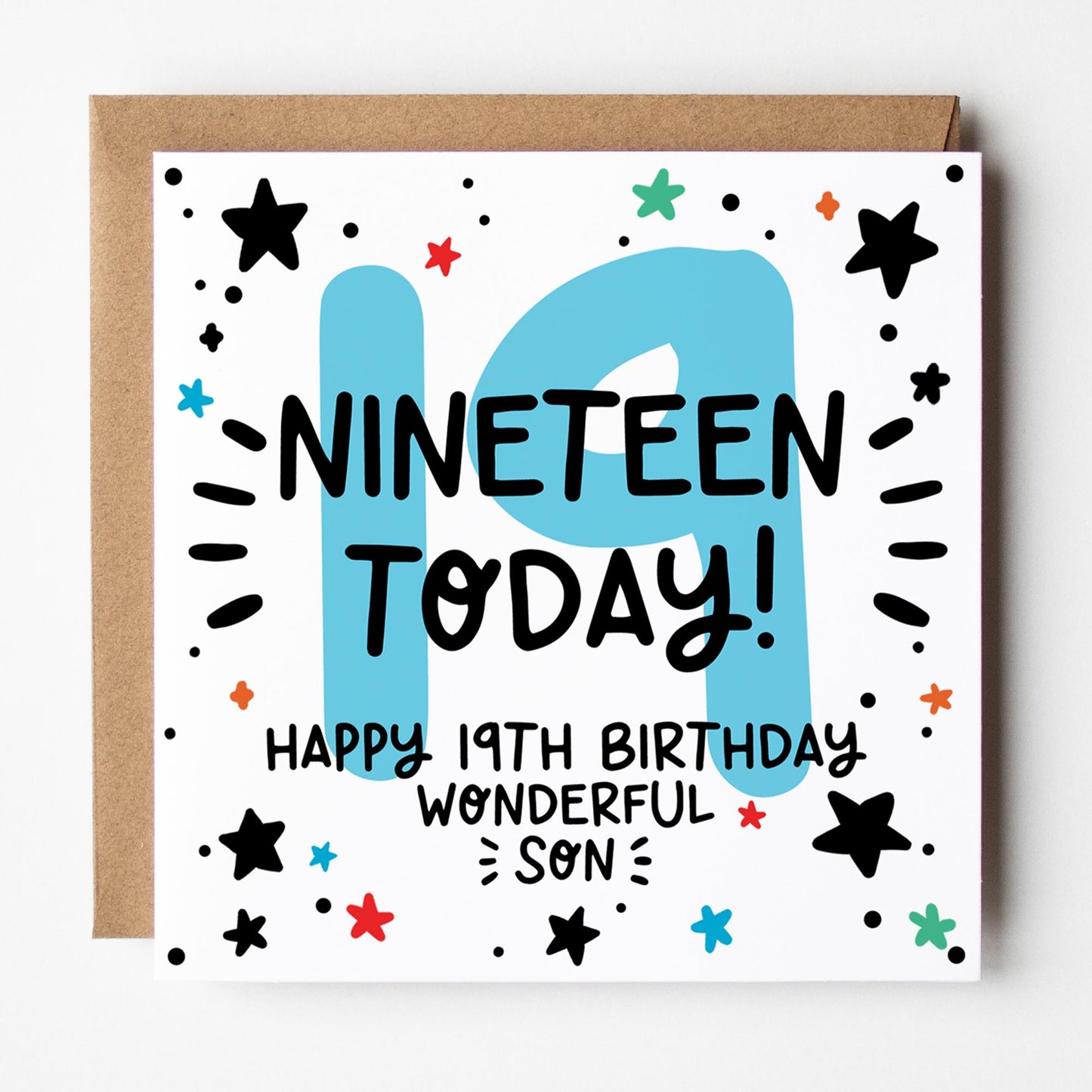 Son's 19th Birthday Card