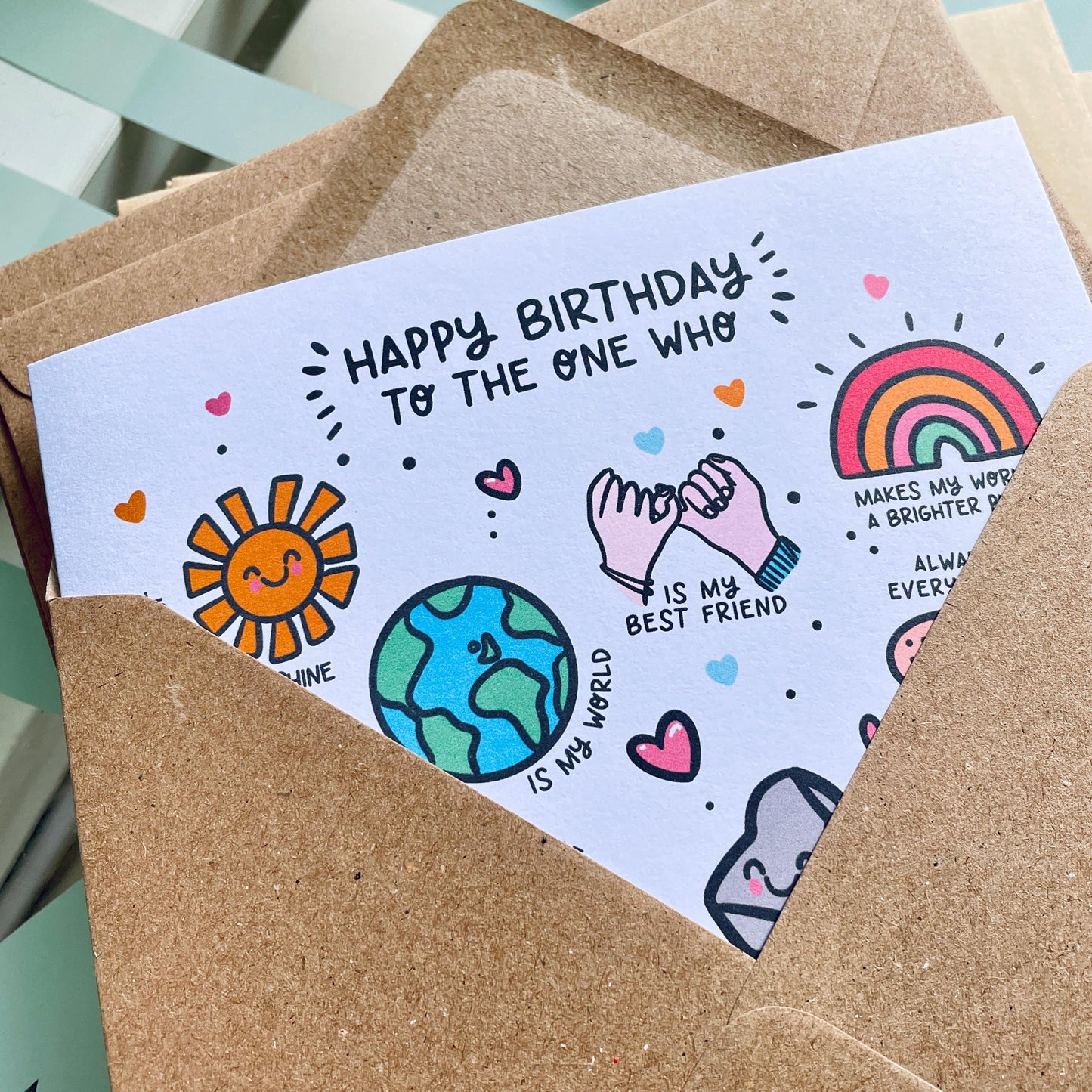 Wife Birthday Card • Personalised Birthday Card For Wife • Happy Birthday Wife • Gorgeous Wife Card  •
