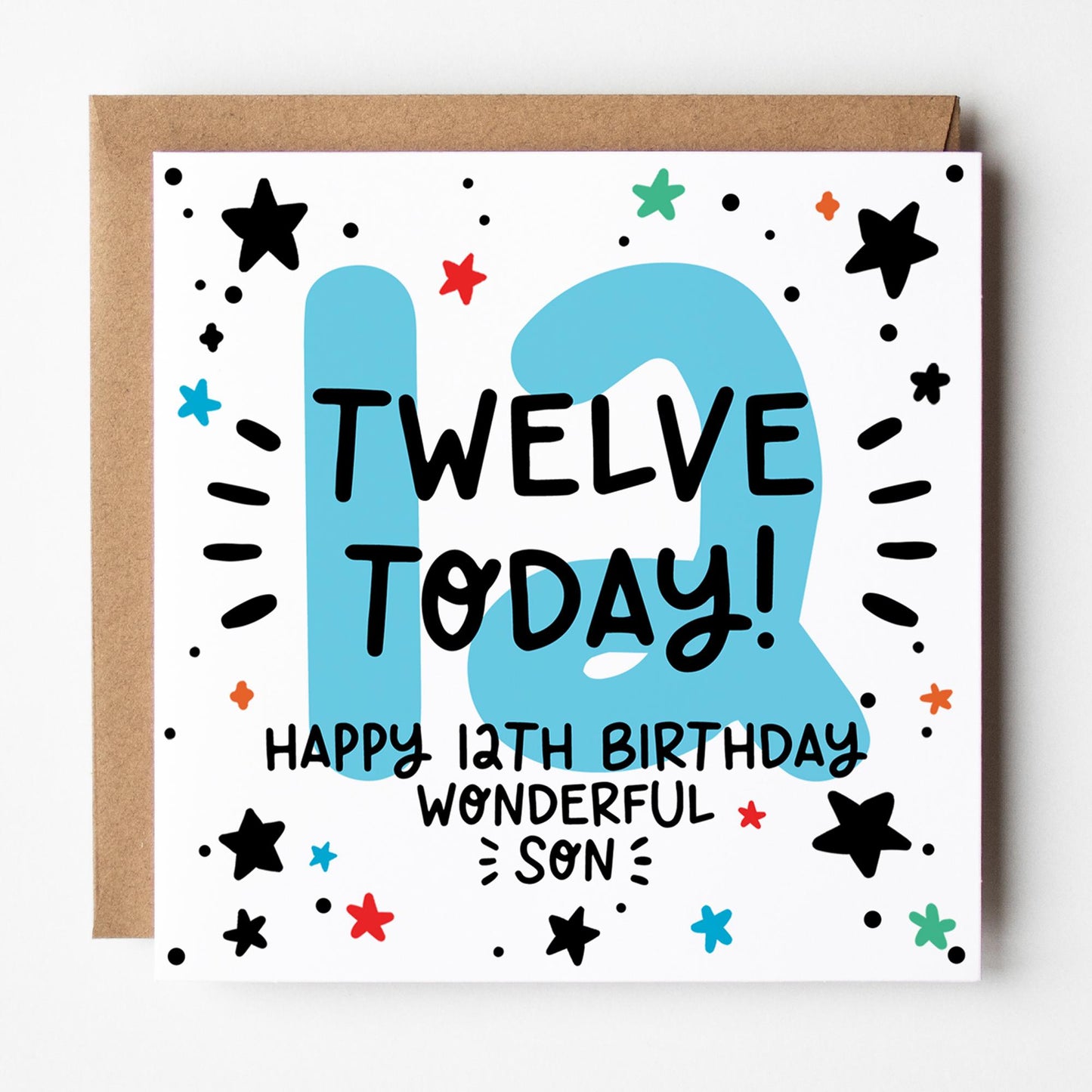 12th birthday card for son