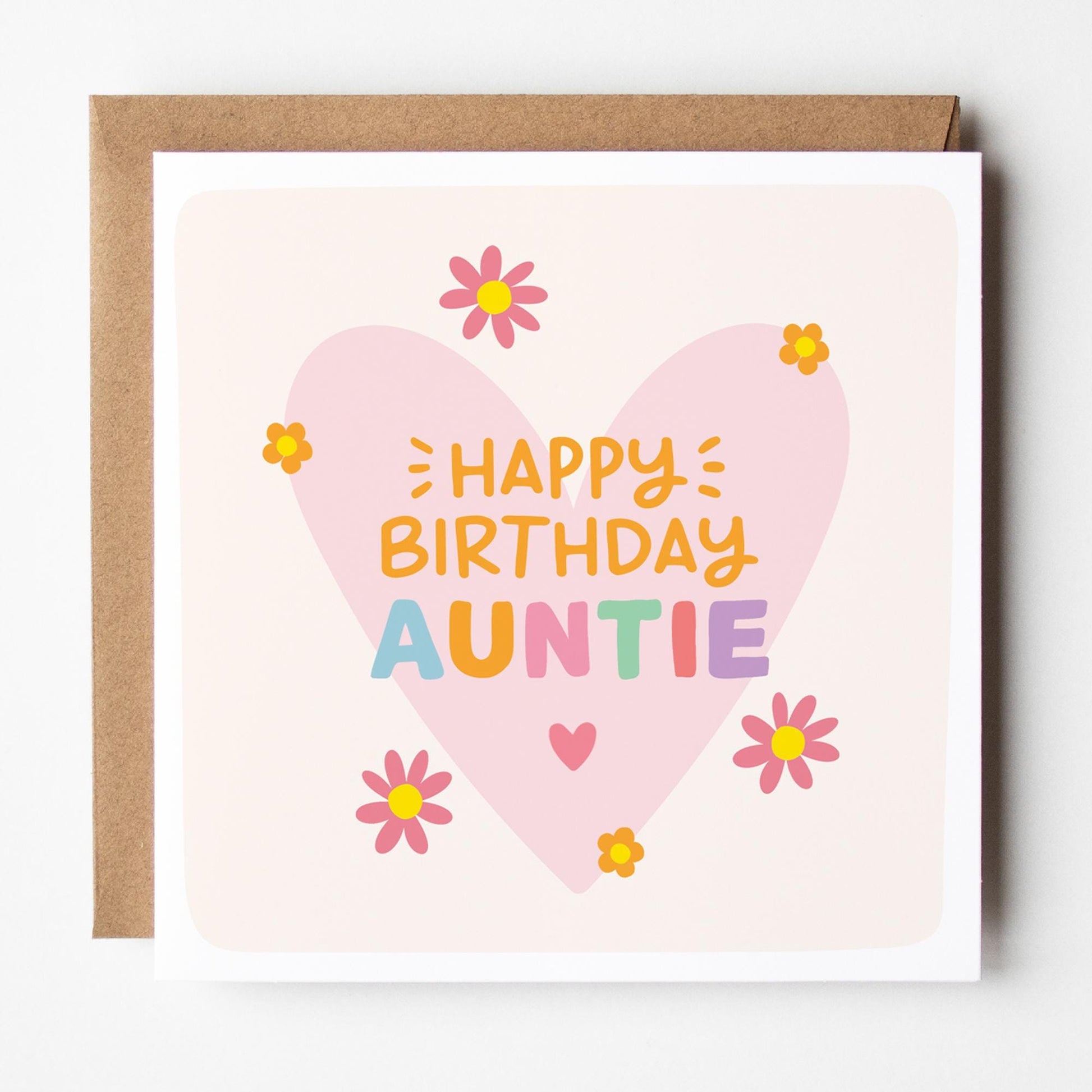 Happy Birthday Card for Auntie, Aunt, Great Auntie and Great Aunt