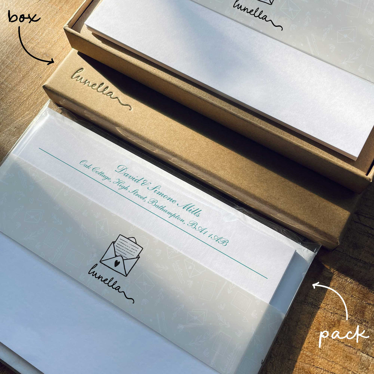 Personalised Correspondence Cards