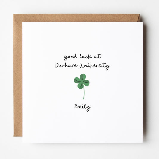 Going to University Good Luck Card • Personalised Good Luck at Uni Card • Starting University Card •
