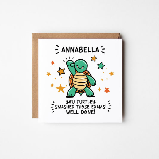 Passed Exams Card • Well Done Exams Card • Personalised Congratulations Card • Personalised Graduation Card •
