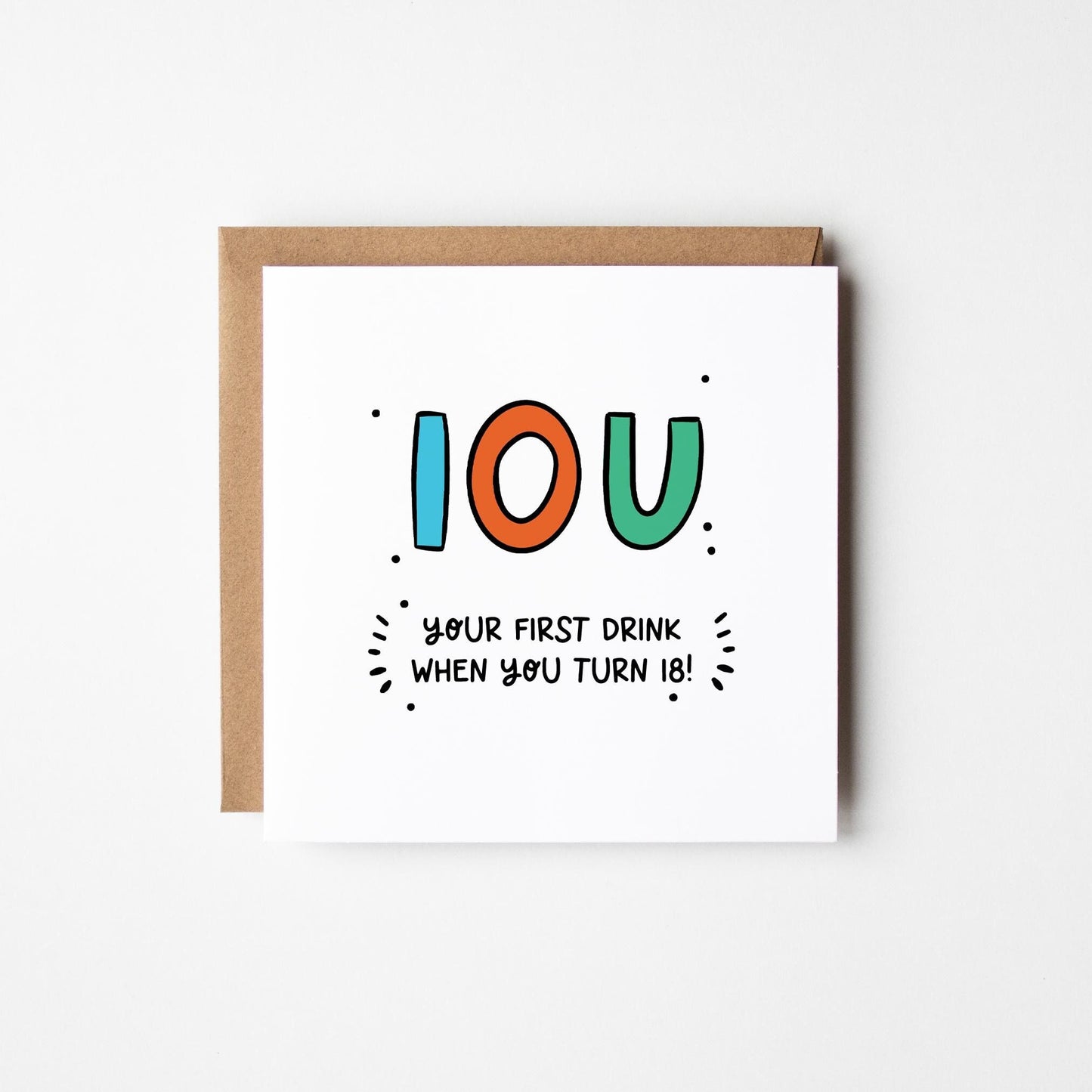 IOU Card • Personalised IOU Card • Promise Card • Surprise Gift Card