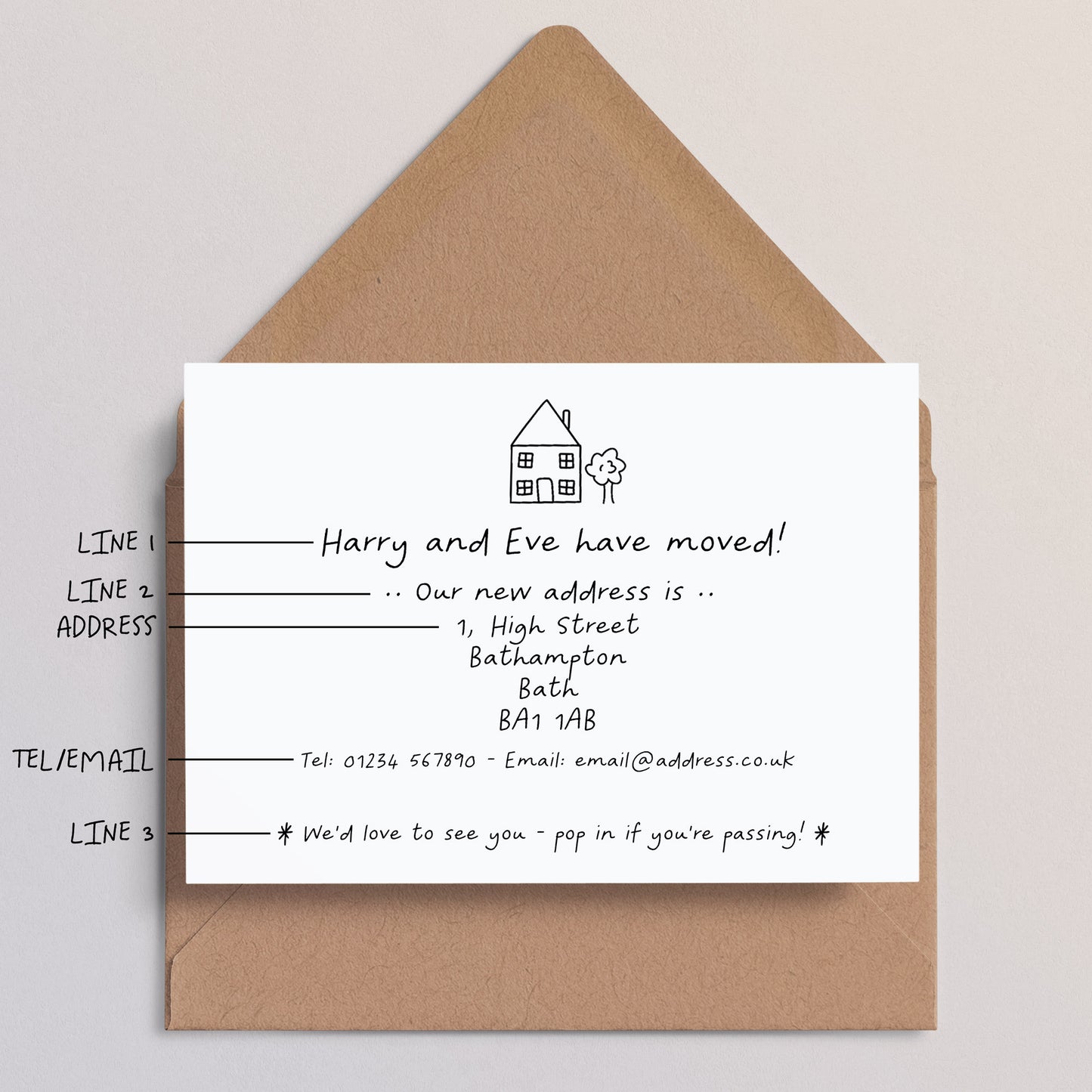 Have Moved! Change of Address Announcements - Moving Home Cards