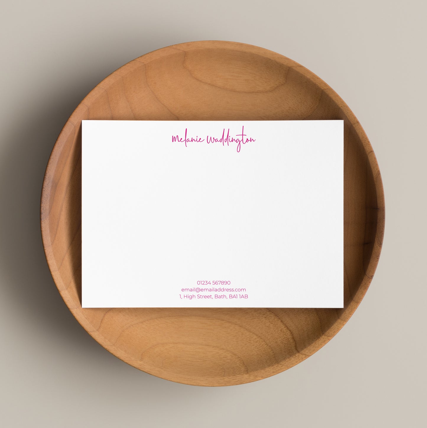Classic Personalised Note Cards