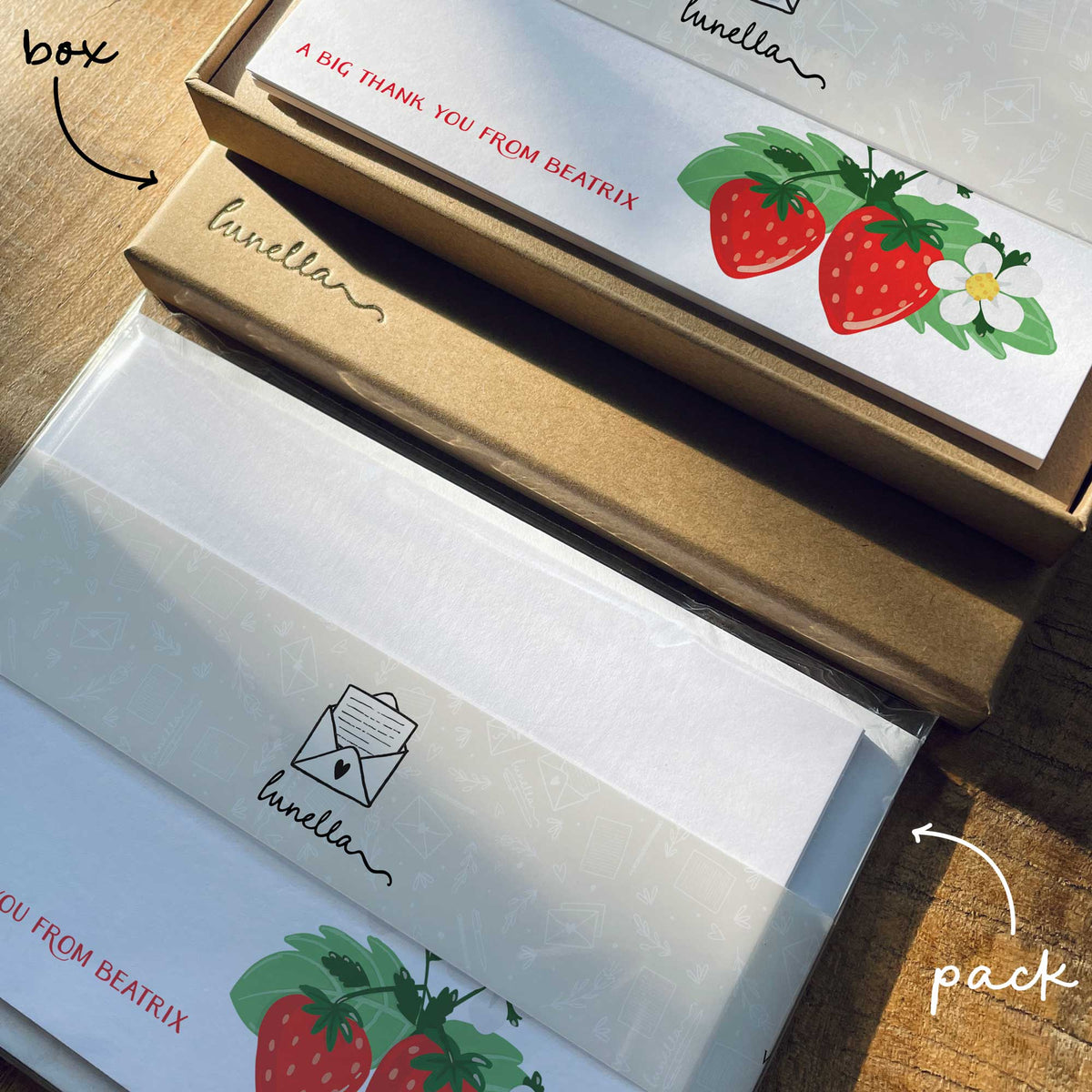 Strawberry Note Cards