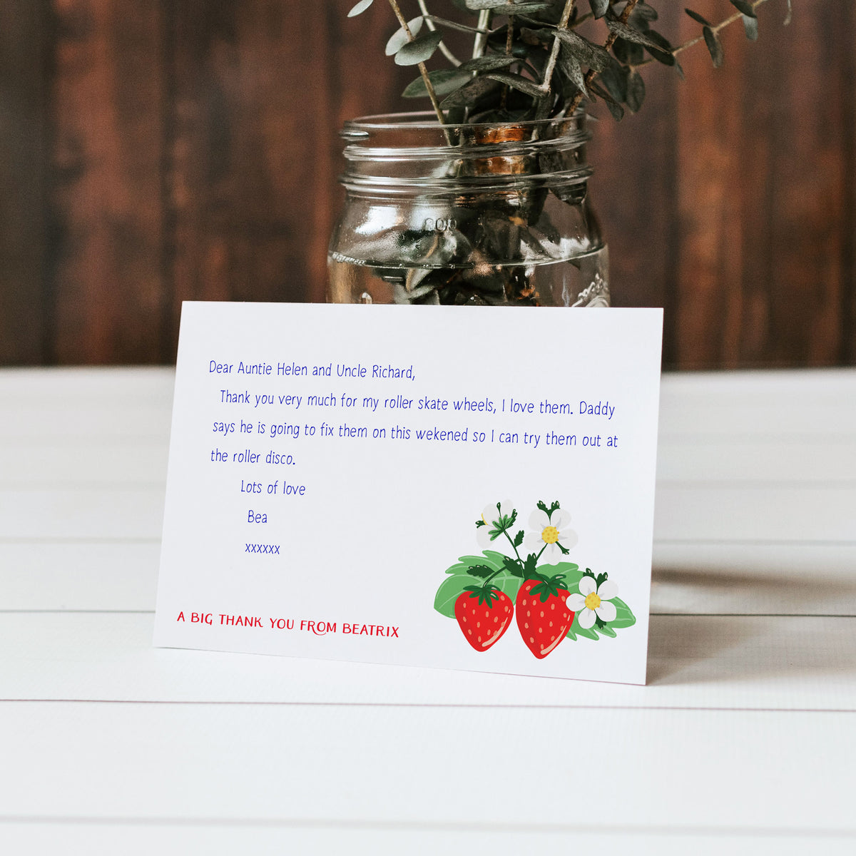 Strawberry Note Cards