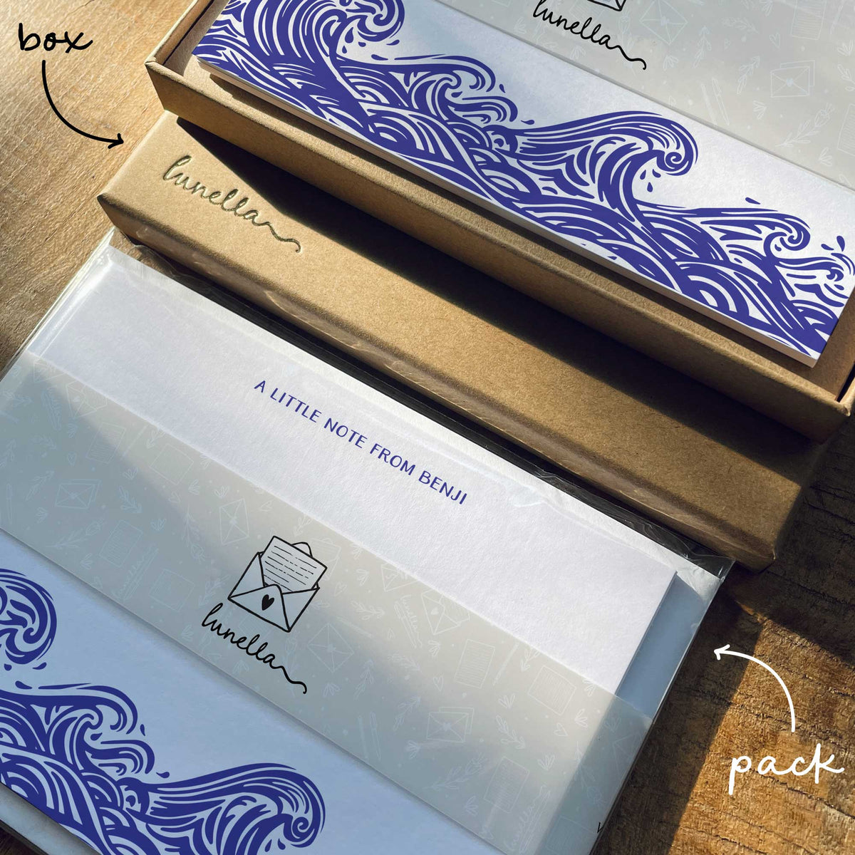 Ocean Waves Note Cards